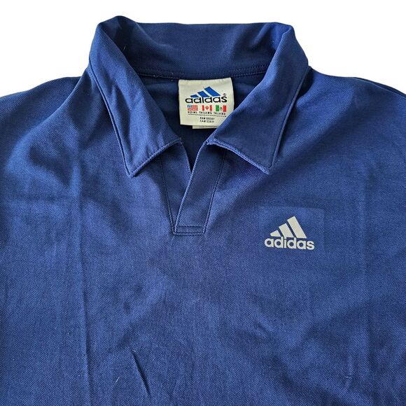 Vintage Adidas women's Polo Solid Polyester Made in USA Size‎ XL - Picture 1 of 7